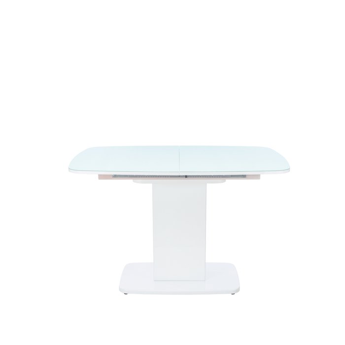 Обеденный стол раздвижной Денвер 1Р белого цвета - купить Обеденные столы по цене 42687.0