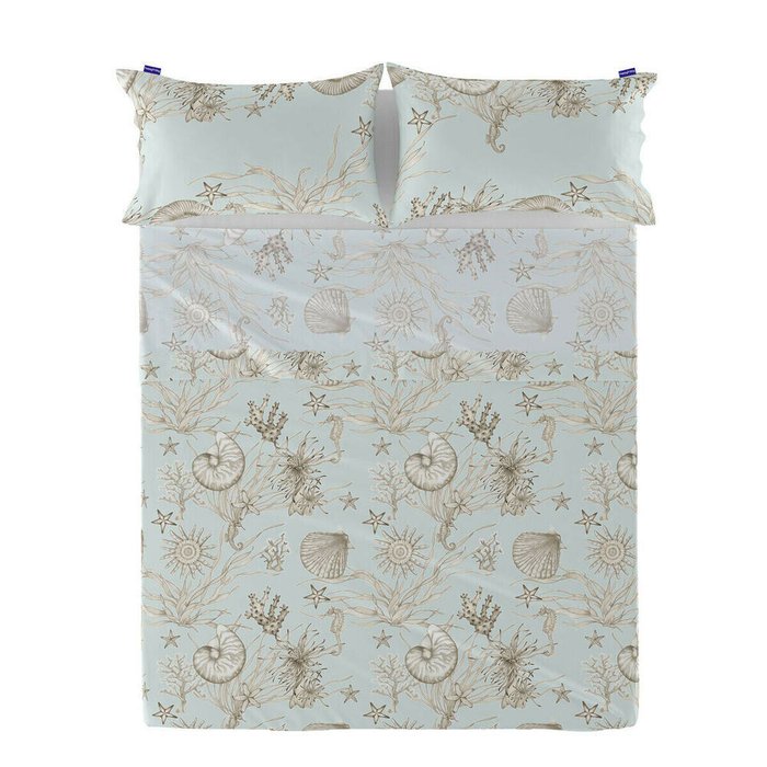 Простынь верхняя Коралловый риф 260x270 из хлопка