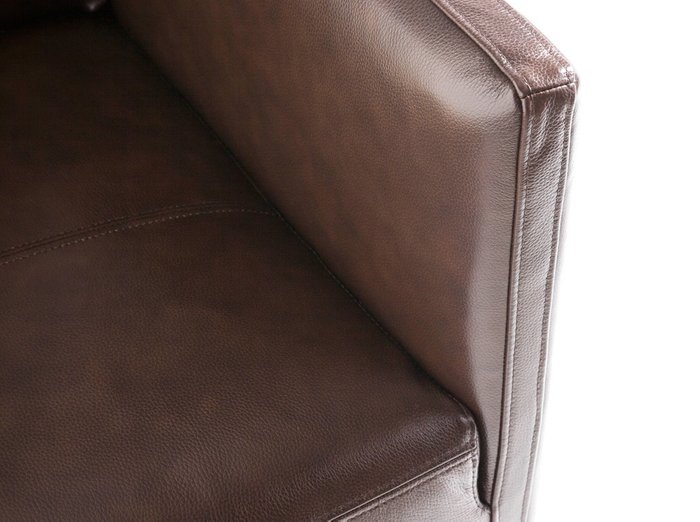 Диван трехместный коричневого цвета - купить Прямые диваны по цене 4152990.0