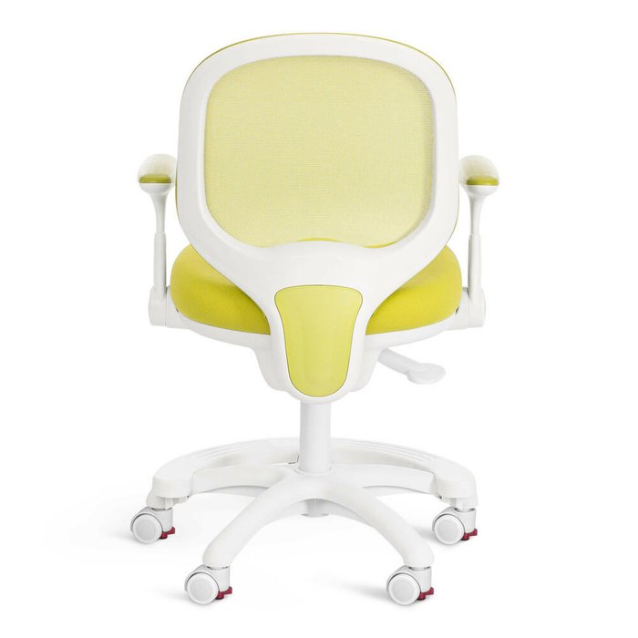 Кресло Rainbow бело-салатового цвета - лучшие Офисные кресла в INMYROOM