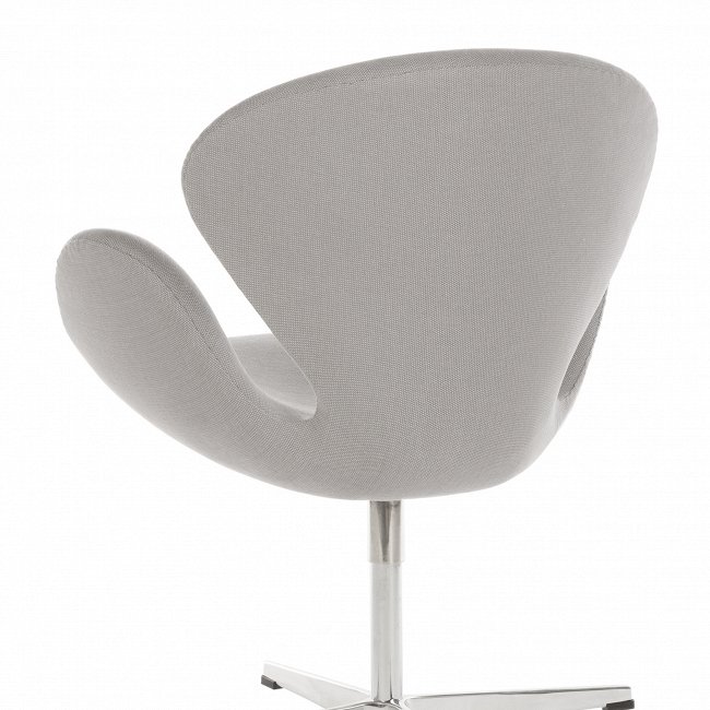 Кресло Swan серого цвета - купить Интерьерные кресла по цене 48101.0