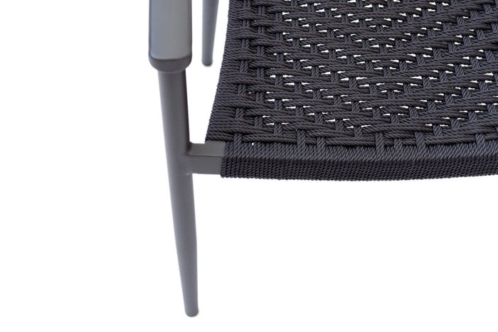 Кресло Торонто 2 темно-серого цвета - лучшие Садовые кресла в INMYROOM