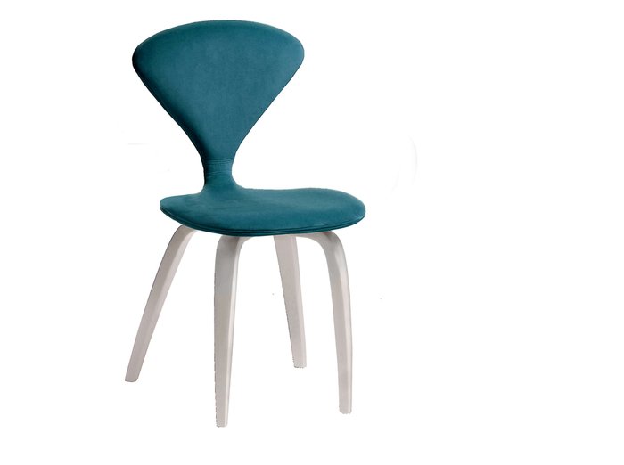 Обеденный стул Apriori NS с обивкой из велюра бирюзового цвета