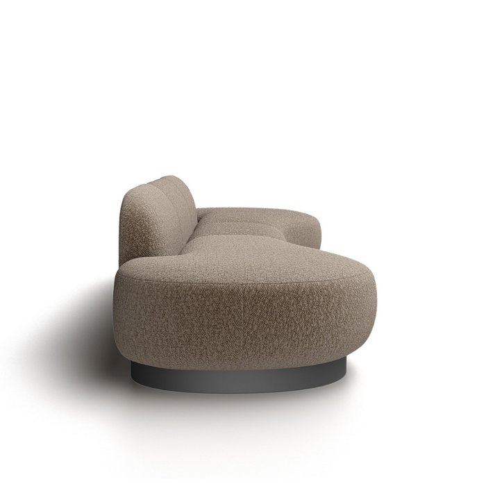 Модульный диван Freedom коричневого цвета - купить Прямые диваны по цене 437500.0