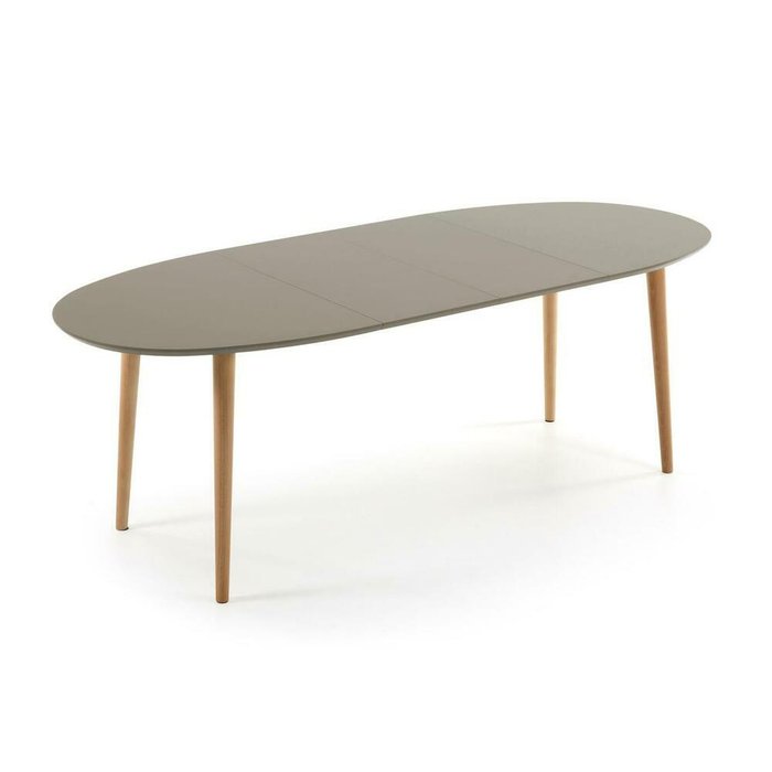 Обеденный овальный стол Oakland серого цвета - купить Обеденные столы по цене 131990.0
