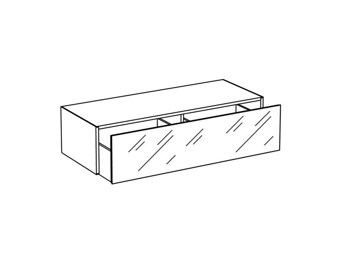 Тумба Cubo с выдвижным ящиком  - купить Тумбы для ТВ по цене 18400.0