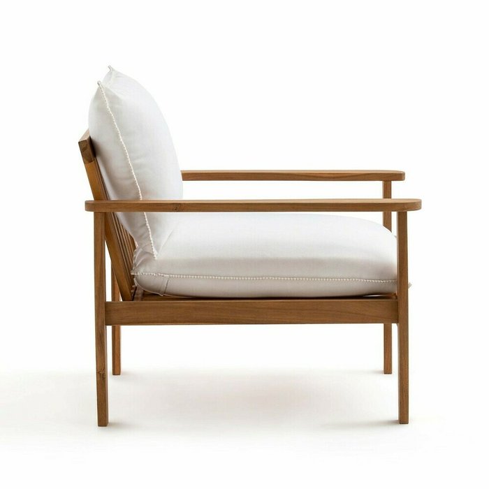 Кресло для сада из акации Nellia  единый размер белый - лучшие Садовые кресла в INMYROOM