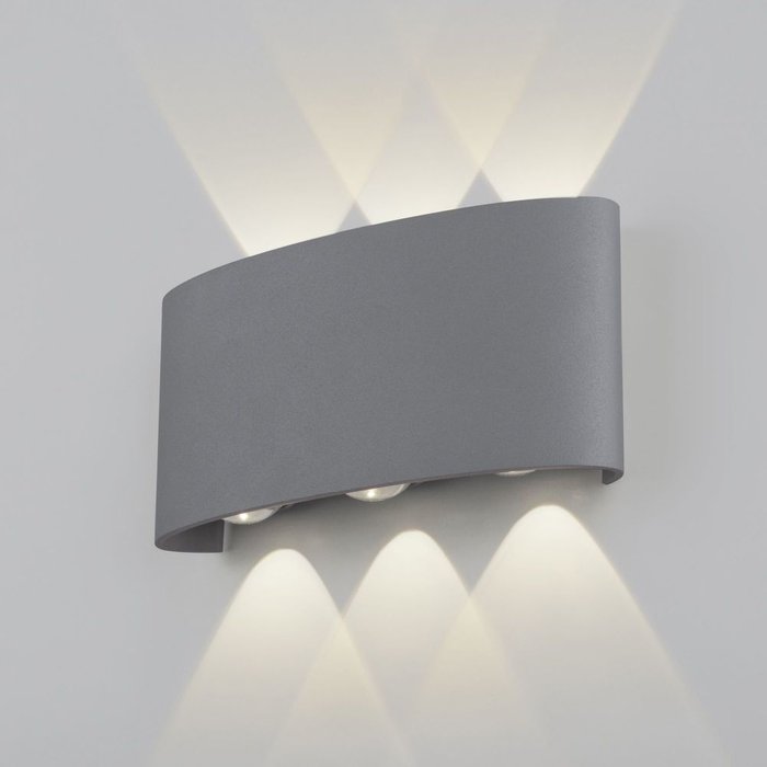 Пылевлагозащи&lt;wbr&gt;щенный светодиодный светильник Twinky Trio серый IP54 1551 Techno LED серый