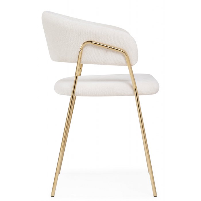Обеденный стул Kamelia белого цвета - лучшие Обеденные стулья в INMYROOM