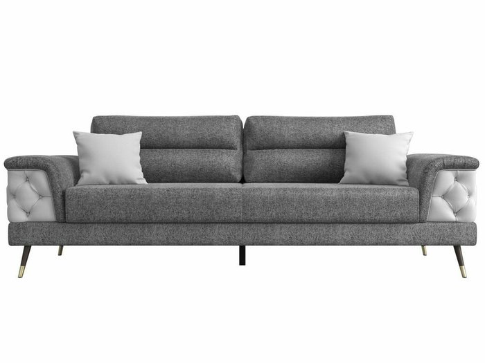  Прямой диван-кровать Лига 023 бело-серого цвета - купить Прямые диваны по цене 68999.0