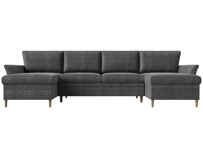 Угловой диван-кровать София серого цвета - купить Угловые диваны по цене 71999.0