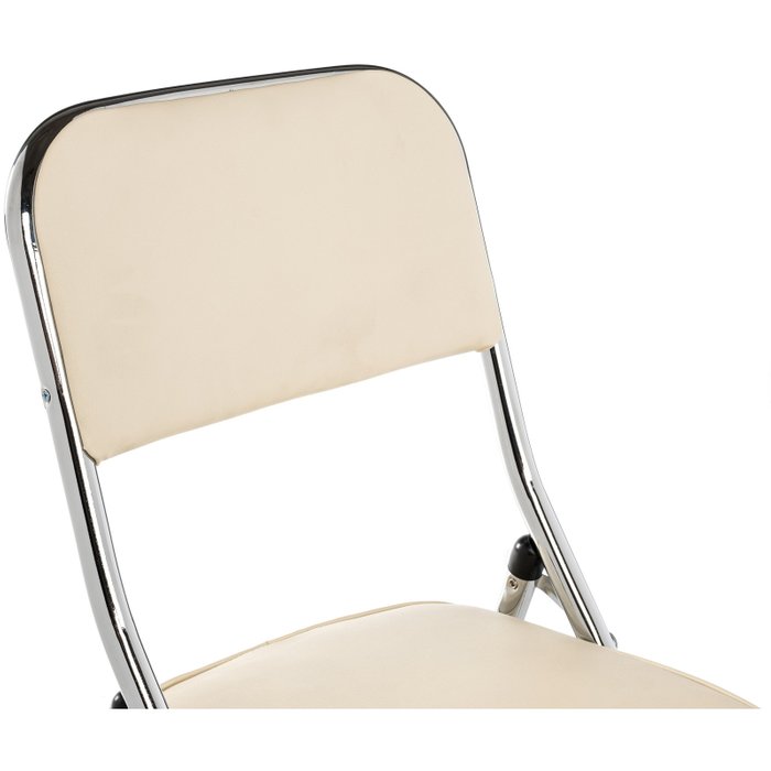 Стул Chair раскладной бежевого цвета - лучшие Обеденные стулья в INMYROOM Стул Chair раскладной бежевого цвета - лучшие Обеденные стулья в INMYROOM