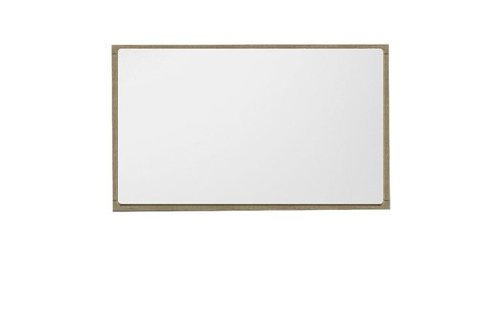 Зеркало настенное Хитроу серо-бежевого цвета - купить Настенные зеркала по цене 14140.0