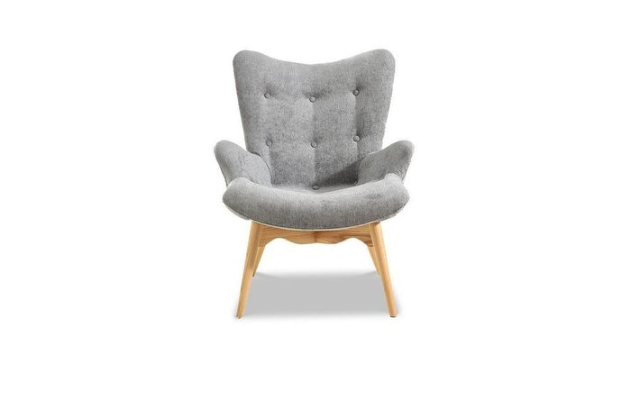 Кресло Contour серого цвета - купить Интерьерные кресла по цене 33012.0