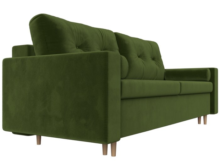 Прямой диван-кровать Белфаст зеленого цвета (тик-так) - лучшие Прямые диваны в INMYROOM