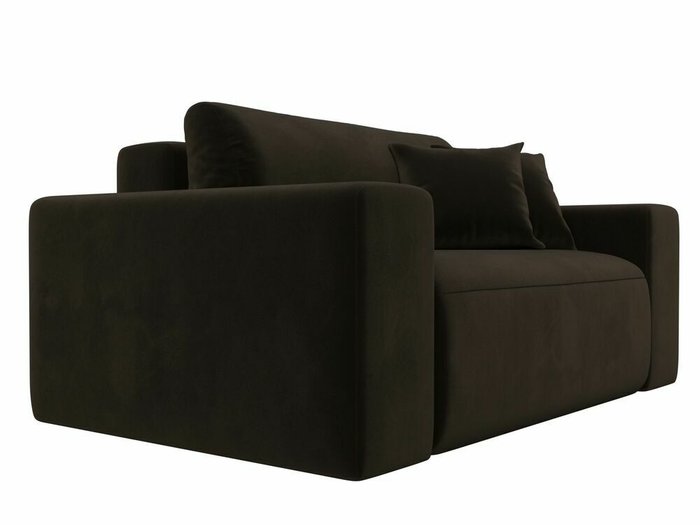 Диван Лига 036 темно-коричневого цвета - лучшие Прямые диваны в INMYROOM
