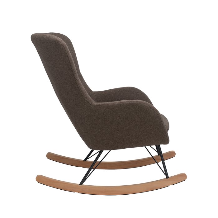 Кресло-качалка Sherlock коричневого цвета - лучшие Интерьерные кресла в INMYROOM