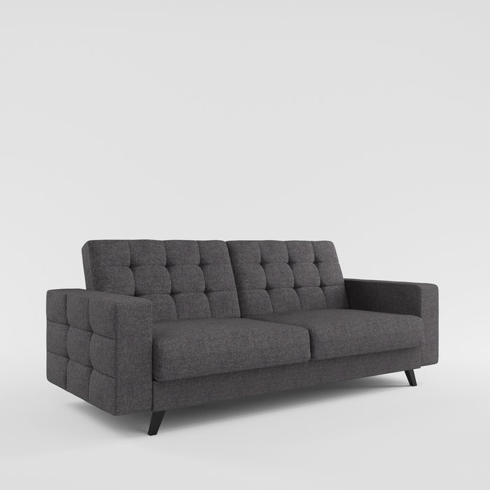 Диван-кровать California темно-серого цвета - купить Прямые диваны по цене 49990.0