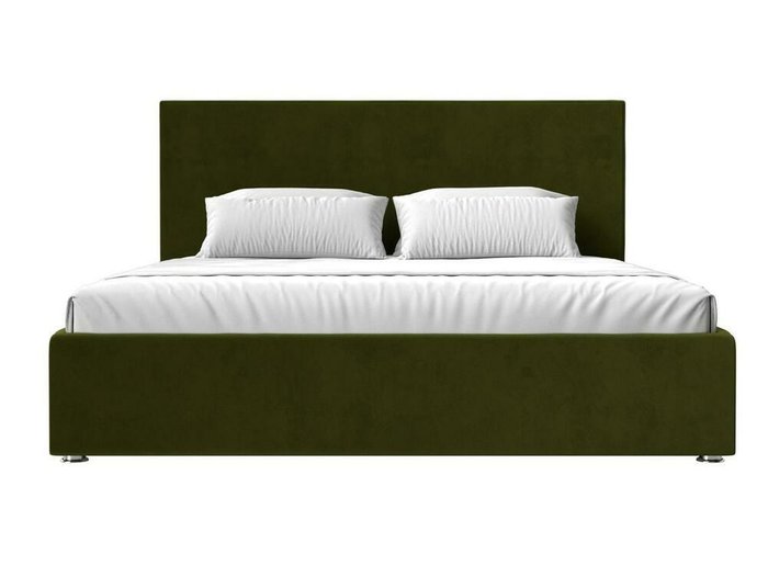 Кровать Кариба 200х200 зеленого цвета с подъемным механизмом - купить Кровати для спальни по цене 83999.0