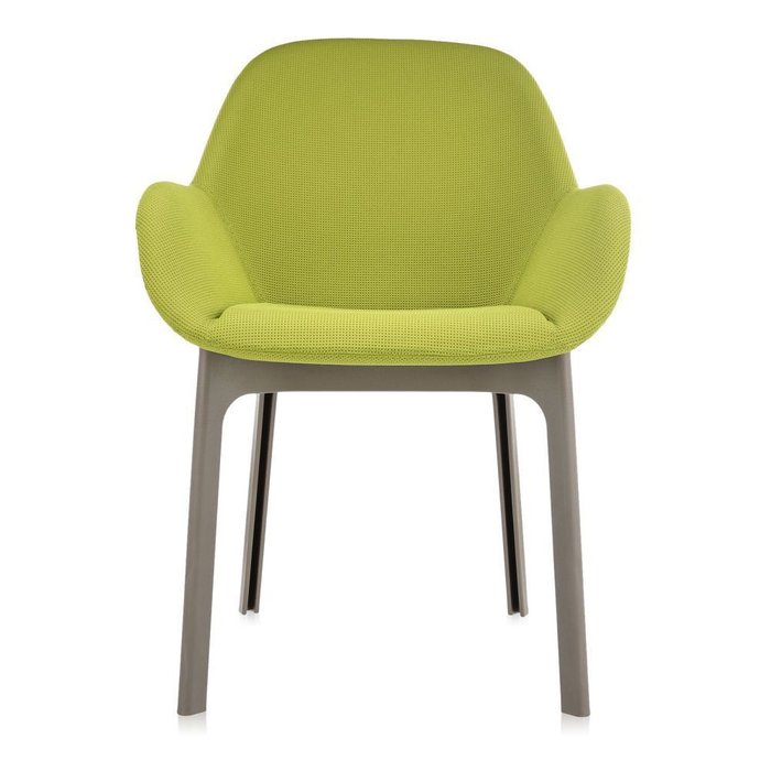 Стул Clap бежево-зеленого цвета - лучшие Обеденные стулья в INMYROOM
