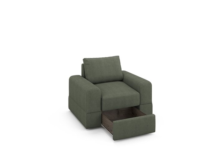 Кресло Elke темно-зеленого цвета - купить Интерьерные кресла по цене 29000.0