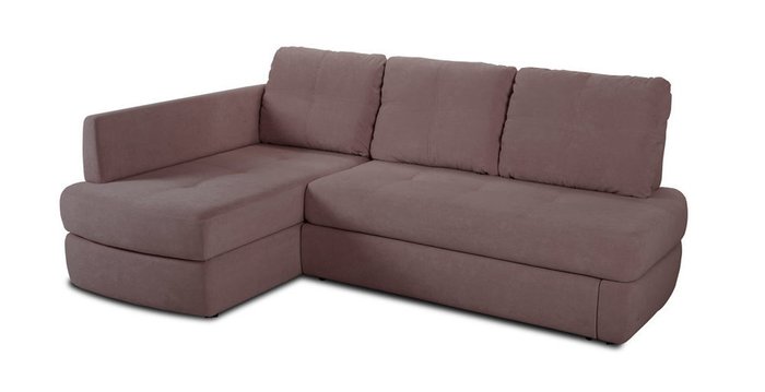 Угловой диван-кровать Арно темно-коричневого цвета - купить Угловые диваны по цене 75294.0