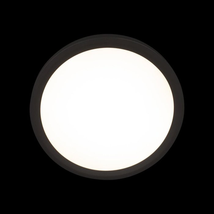 Потолочный светильник Extraslim 10227/24 Black (пластик, цвет белый) - лучшие Потолочные светильники в INMYROOM