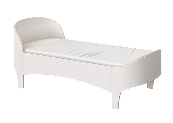 Кровать Elegance 85х185 белого цвета Кровать Elegance 85х185 белого цвета