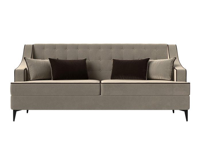 Прямой диван Марк бежевого цвета - купить Прямые диваны по цене 44999.0