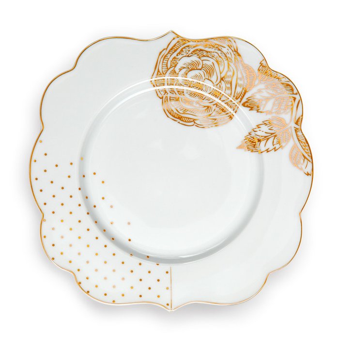 Набор из двух тарелок Royal белого цвета