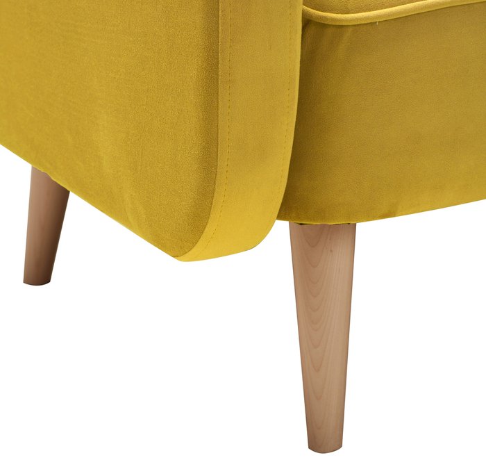 Диван Малютка 130 желтого цвета - лучшие Прямые диваны в INMYROOM