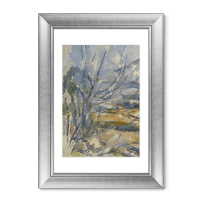 Набор из двух репродукций картин Montagne Sainte-Victoire 1890 г. - купить Картины по цене 24998.0