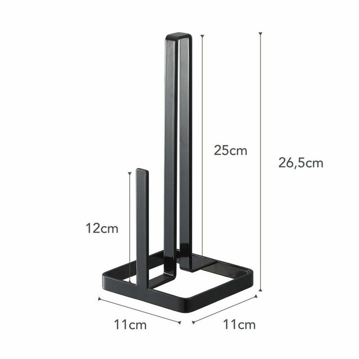 Подставка для рулонных полотенец Tower черного цвета - купить Аксессуары для кухни по цене 3122.0 Подставка для рулонных полотенец Tower черного цвета - купить Аксессуары для кухни по цене 3122.0