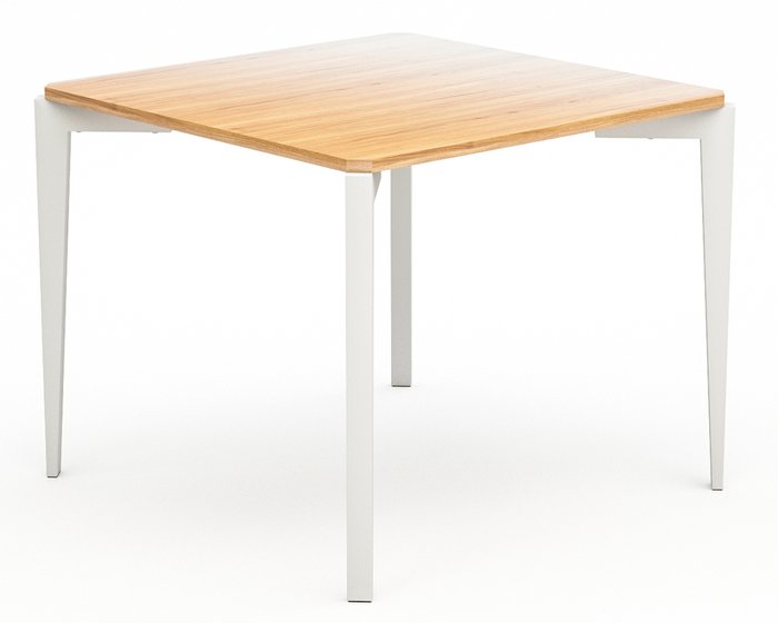 Стол обеденный Quatro Compact бело-бежевого цвета - лучшие Обеденные столы в INMYROOM