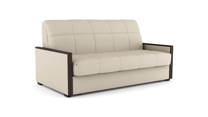 Диван-кровать Хеликс M светло-бежевого цвета  - купить Прямые диваны по цене 51439.0