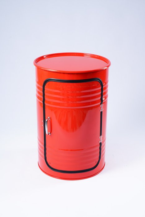Тумба для хранения-бочка красного цвета - купить Тумбы для хранения (не использовать) по цене 16500.0