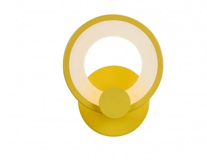 Настенный светильник Ring желтого цвета