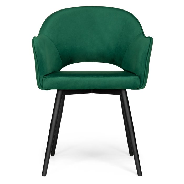 Стул с подлокотниками Ойстер зеленого цвета - купить Обеденные стулья по цене 8590.0