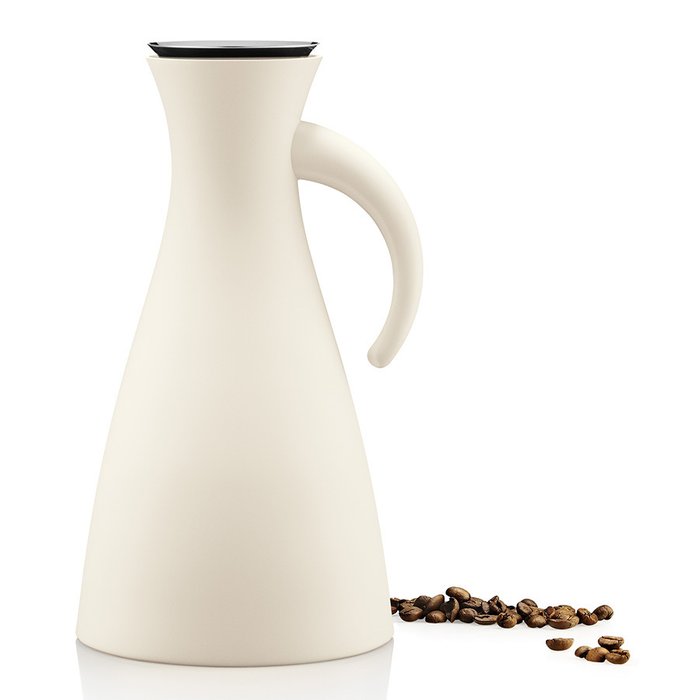 Термокувшин Vacuum высокий бежевый - лучшие Для чая и кофе в INMYROOM