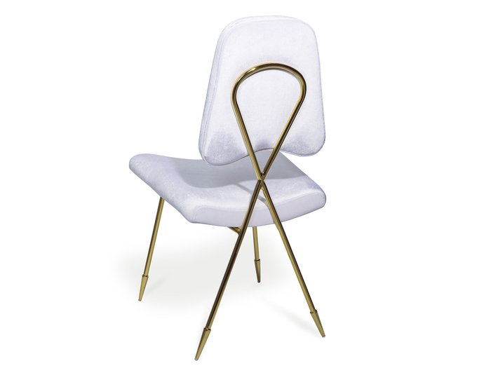 Стул Maxime White белого цвета - купить Обеденные стулья по цене 17400.0