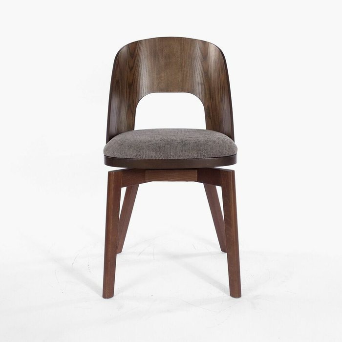 Стул Антверпен вращающийся коричневого цвета - купить Обеденные стулья по цене 15120.0