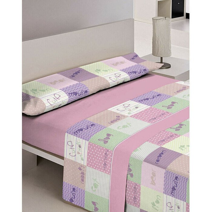 Комплект чехлов для одеяла Hosteline CUTE Pink 105 кровать 2 Предметы