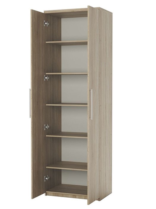Шкаф с полками Мелодия МП-21 100 цвета дуб сонома - купить Шкафы распашные по цене 21990 Шкаф с полками Мелодия МП-21 100 цвета дуб сонома - купить Шкафы распашные по цене 21990