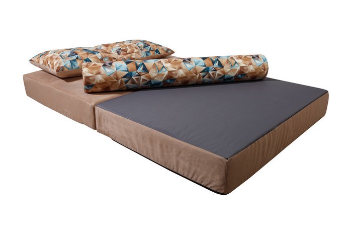 Диван-кровать с валиком и двумя подушками - лучшие Бескаркасная мебель в INMYROOM