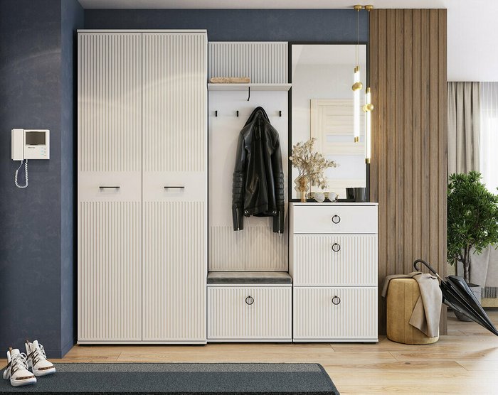 Зеркало настенное Шарлиз 60х90 белого цвета - лучшие Настенные зеркала в INMYROOM