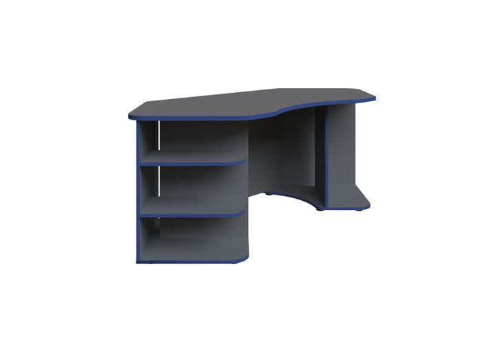 Компьютерный стол Xeno серо-синего цвета - купить Письменные столы по цене 13792.0