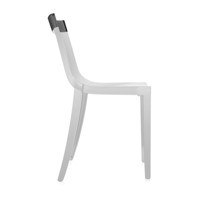 Стул Hi-Cut белого цвета с серой вставкой  - лучшие Обеденные стулья в INMYROOM