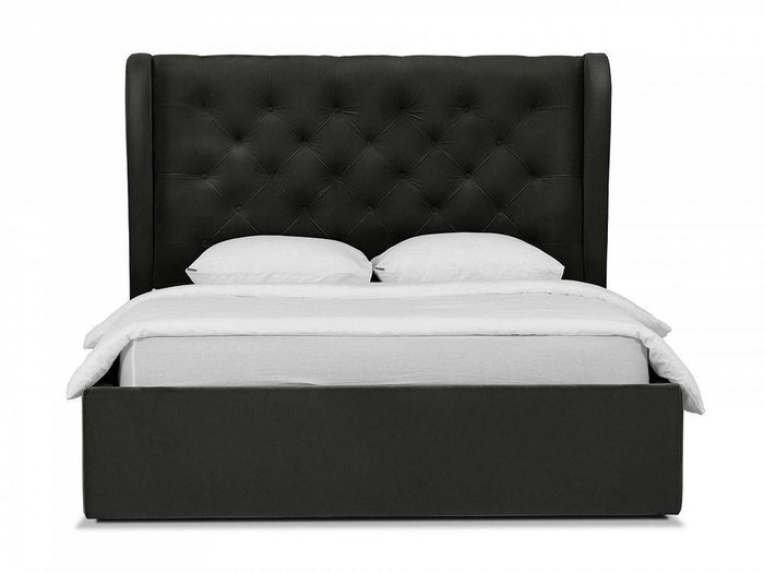 Кровать Jazz черного цвета 160х200 с подъемным механизмом