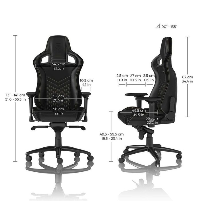 Игровое кресло Epic черного цвета - лучшие Офисные кресла в INMYROOM