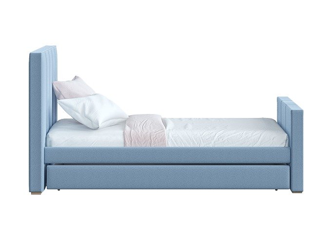 Кровать Cosy спальное место 90х200 голубого цвета - купить Одноярусные кроватки по цене 60900.0